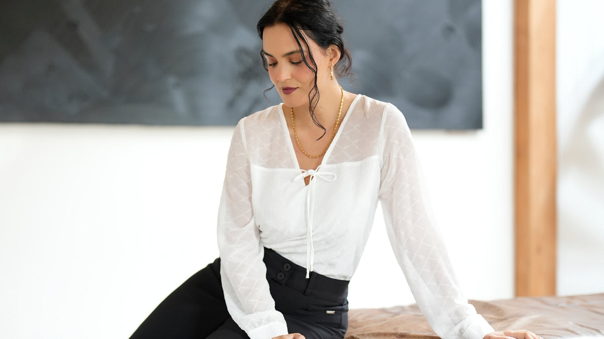 Blusas de manga larga para un look casual y diario