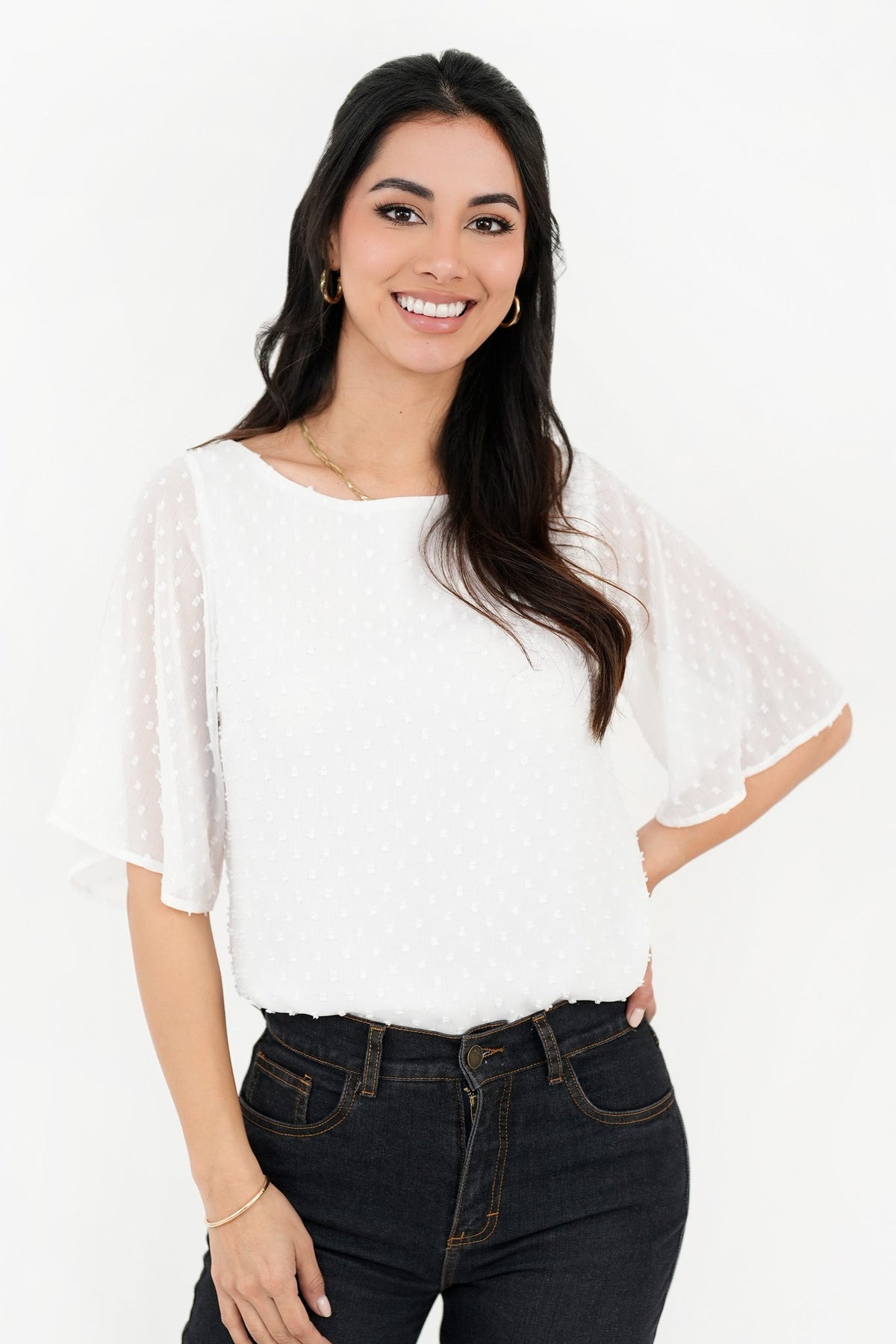 Blusa Manga 3/4 Acampanada Forrada BLU06013GSAHUELA