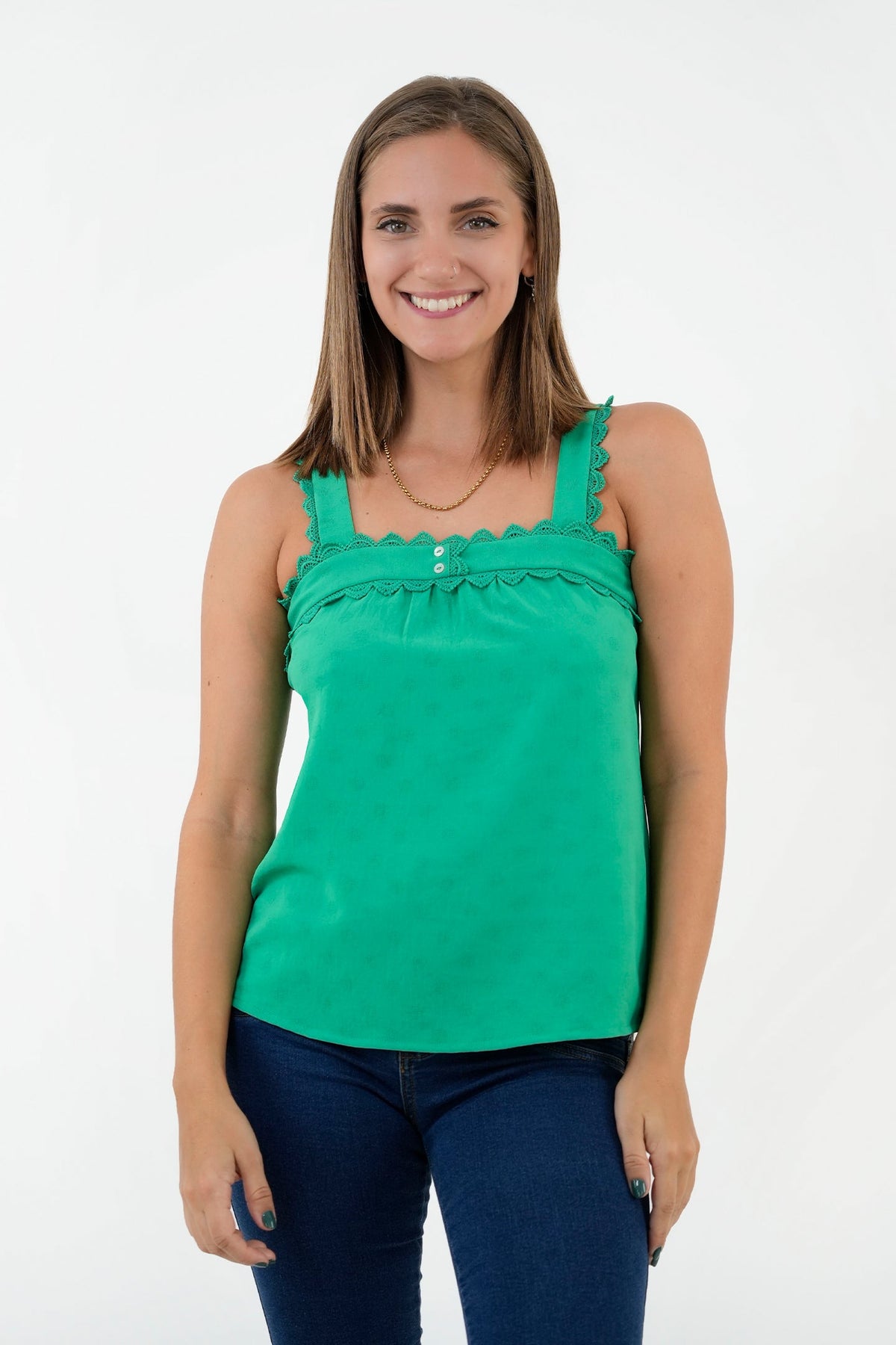 Top Tiras Anchas Bolillo Ondulado TOP04159VIEVPESM