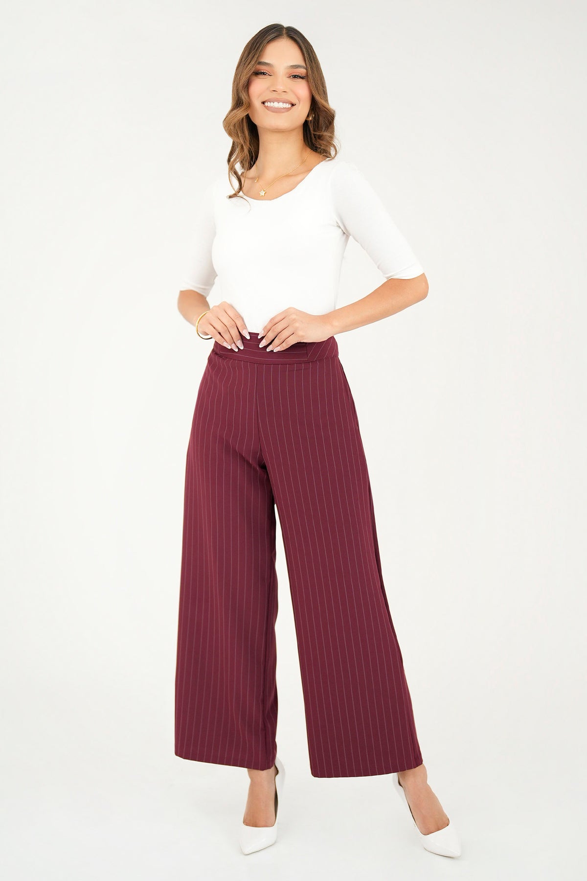 Pantalón de vestir bolsillo lateral PAN07064CNIVINME