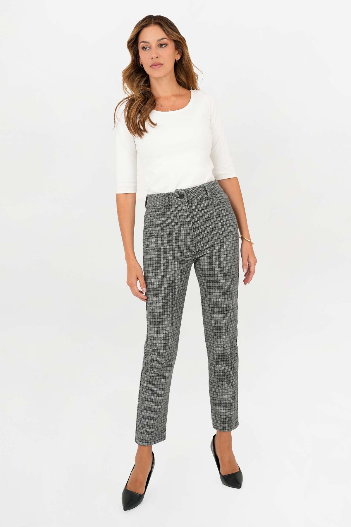 Pantalón moda con bolsillo decorativo PAN07173PANCCLSM