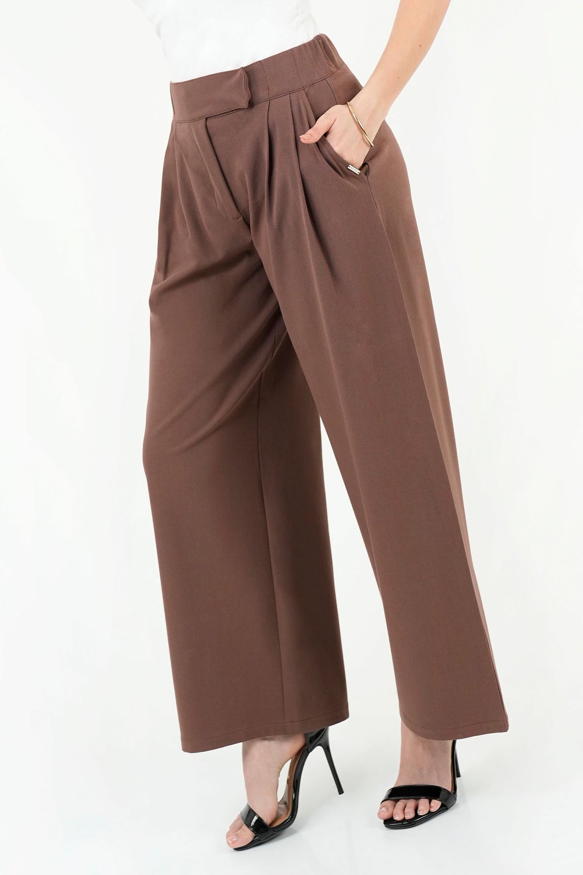 Pantalón de Vestir Tela Catania Rosse PAN09027CREMARSM
