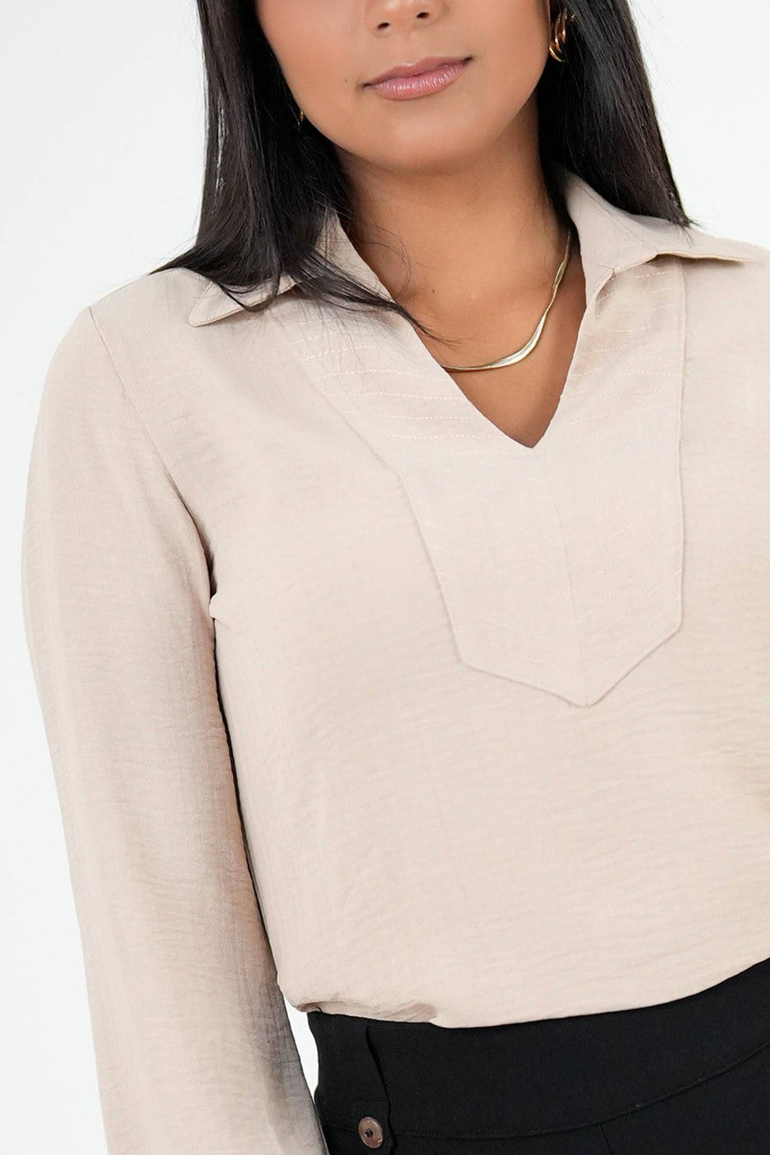 Blusa Vienna Chanel Manga Larga