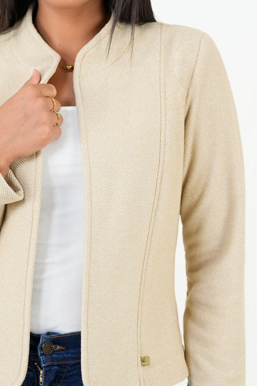 Chaqueta Corta Chompero con Cuello Neru