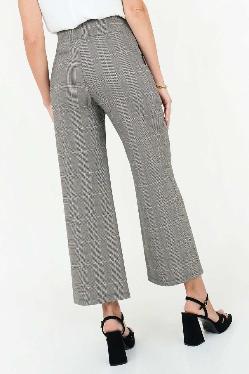 Pantalón Palazo Stone Pretina Elasticada con Bolsillos