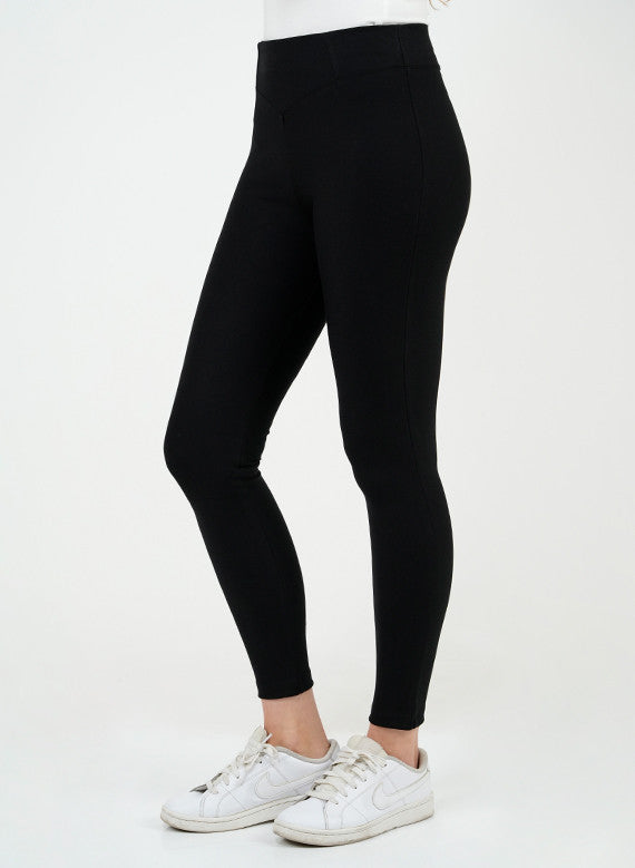 Leggins Tela Loma con Pretina Pentagonal Invertida