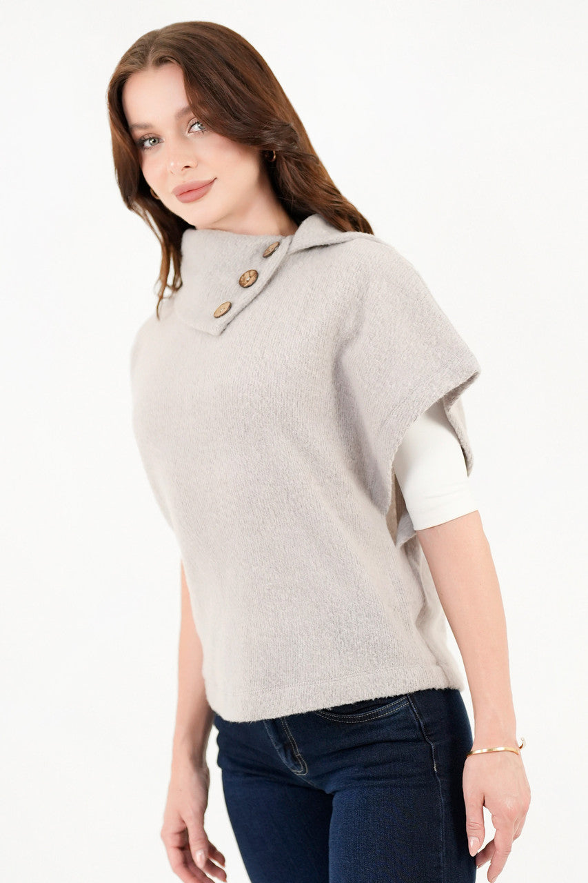 Poncho Cuello alto ancho