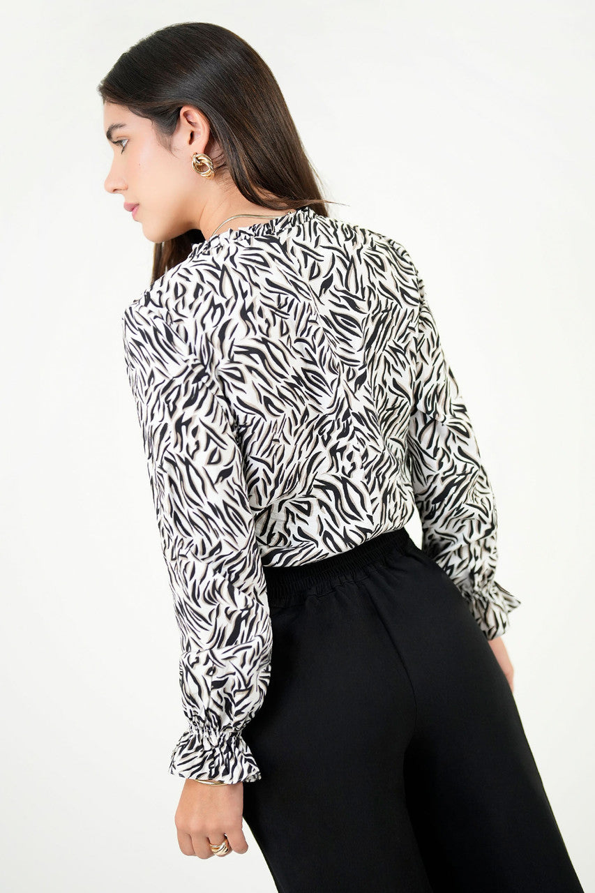 Blusa Manga Larga Bali Estampado