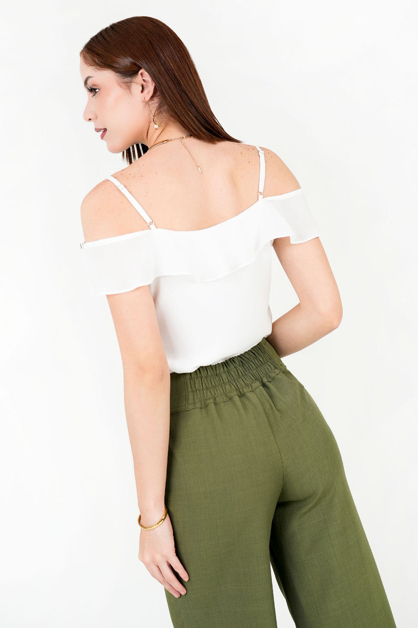 Blusa Gasa Hindú con Ruffle