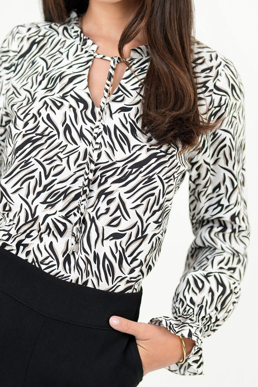 Blusa Manga Larga Bali Estampado