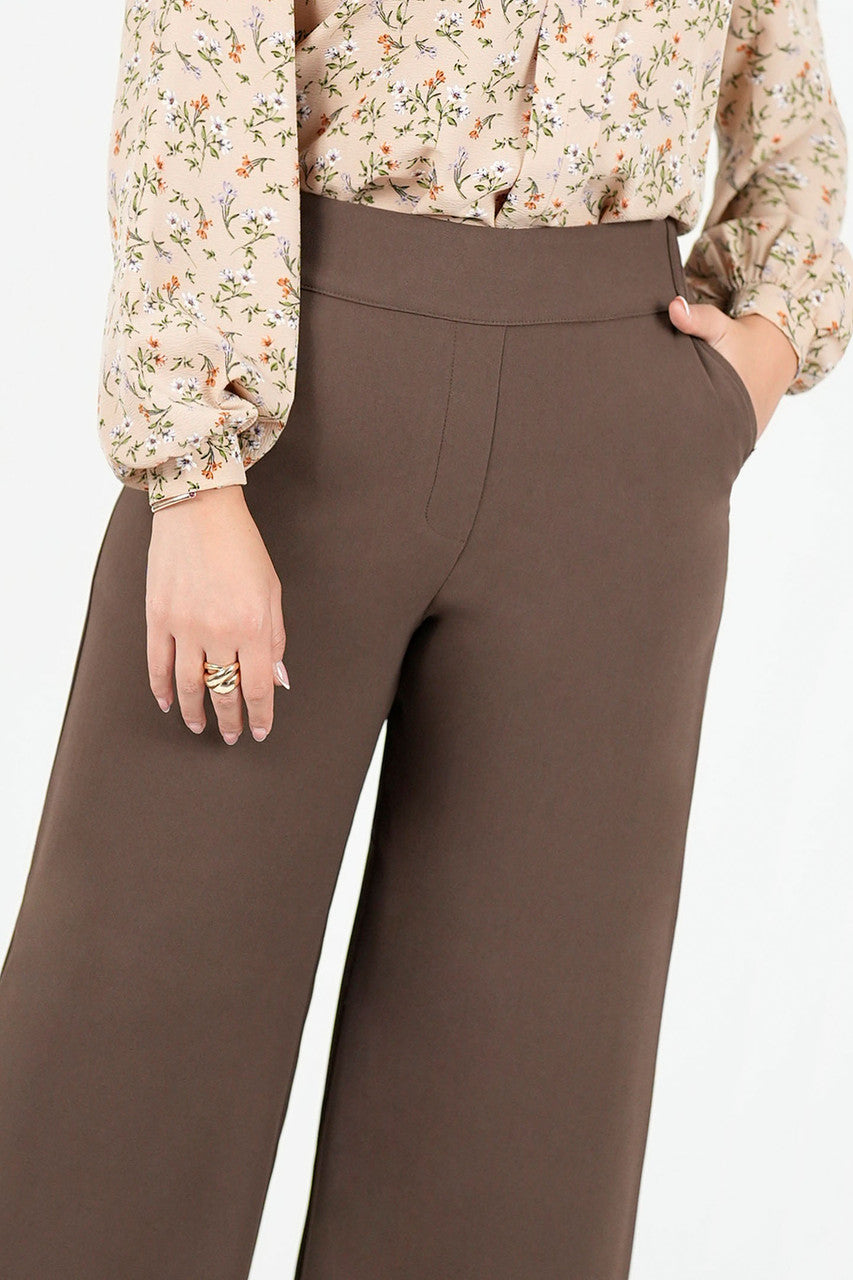 Pantalón palazo en Verona Crepe