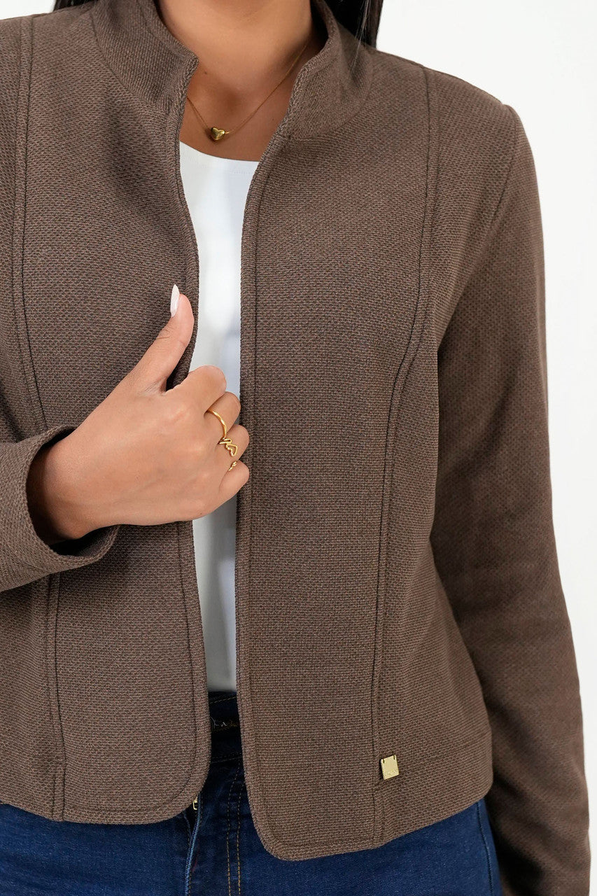 Chaqueta Corta Chompero con Cuello Neru