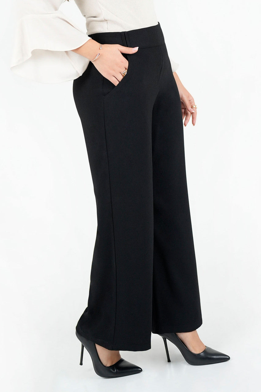 Pantalón palazo en Verona Crepe
