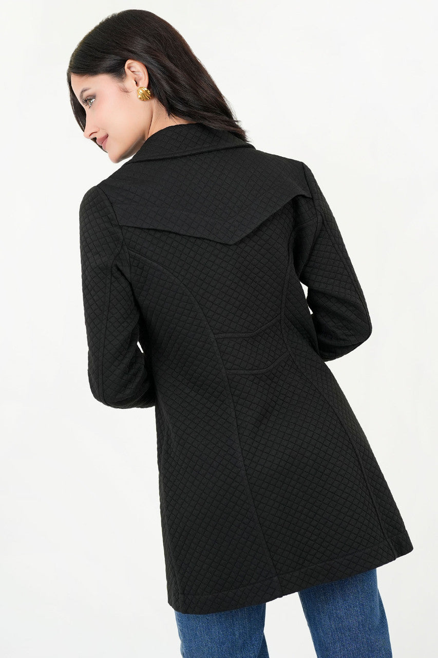 Chaqueta Larga Tela Bomber