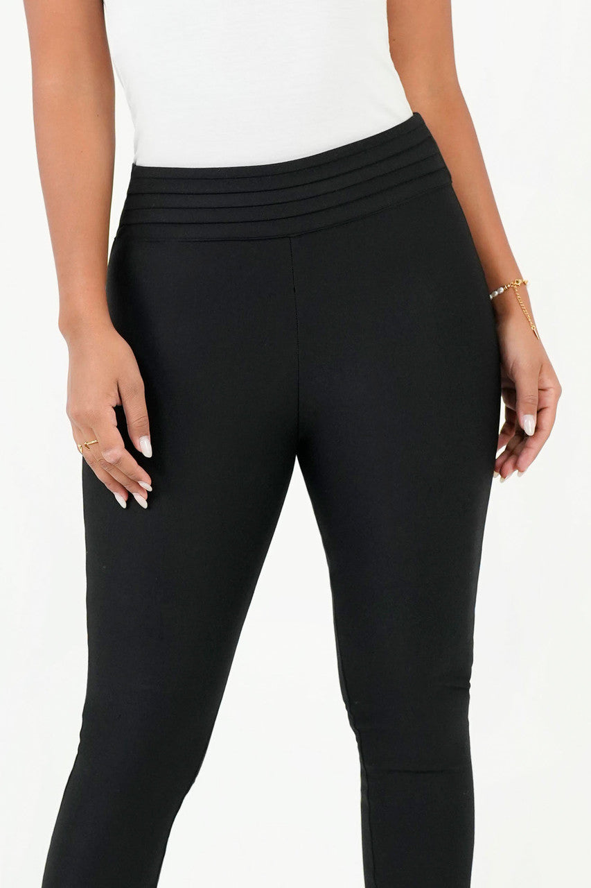 Legging Moda Tela Loma con Detalle en Pretina