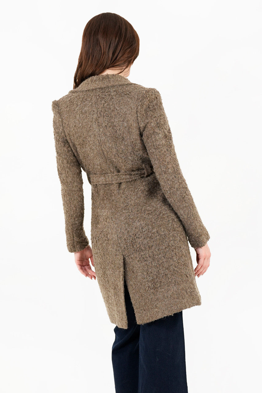 Abrigo oversize manga larga