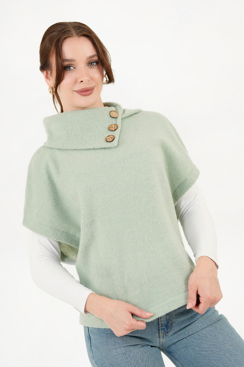Poncho Cuello alto ancho