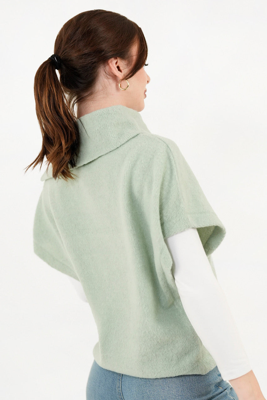 Poncho Cuello alto ancho