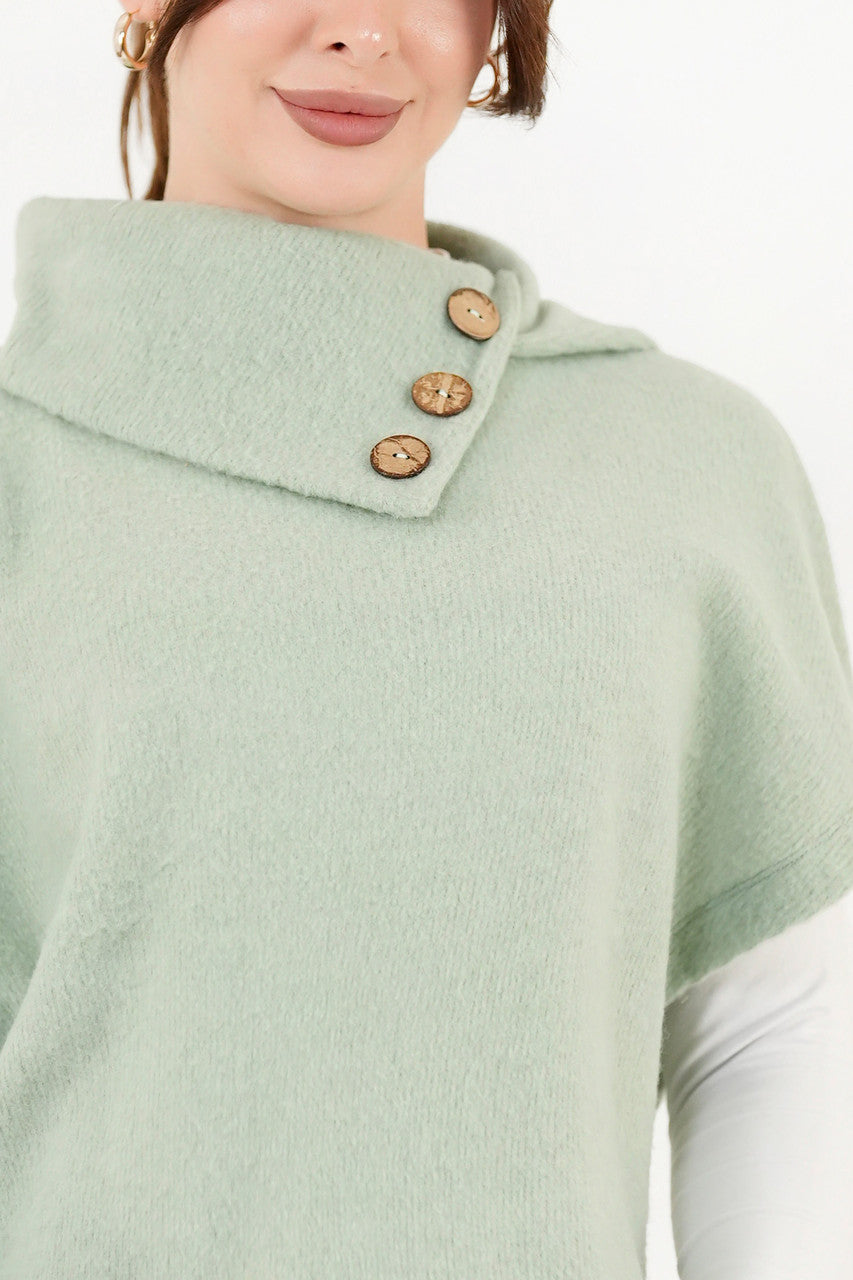 Poncho Cuello alto ancho