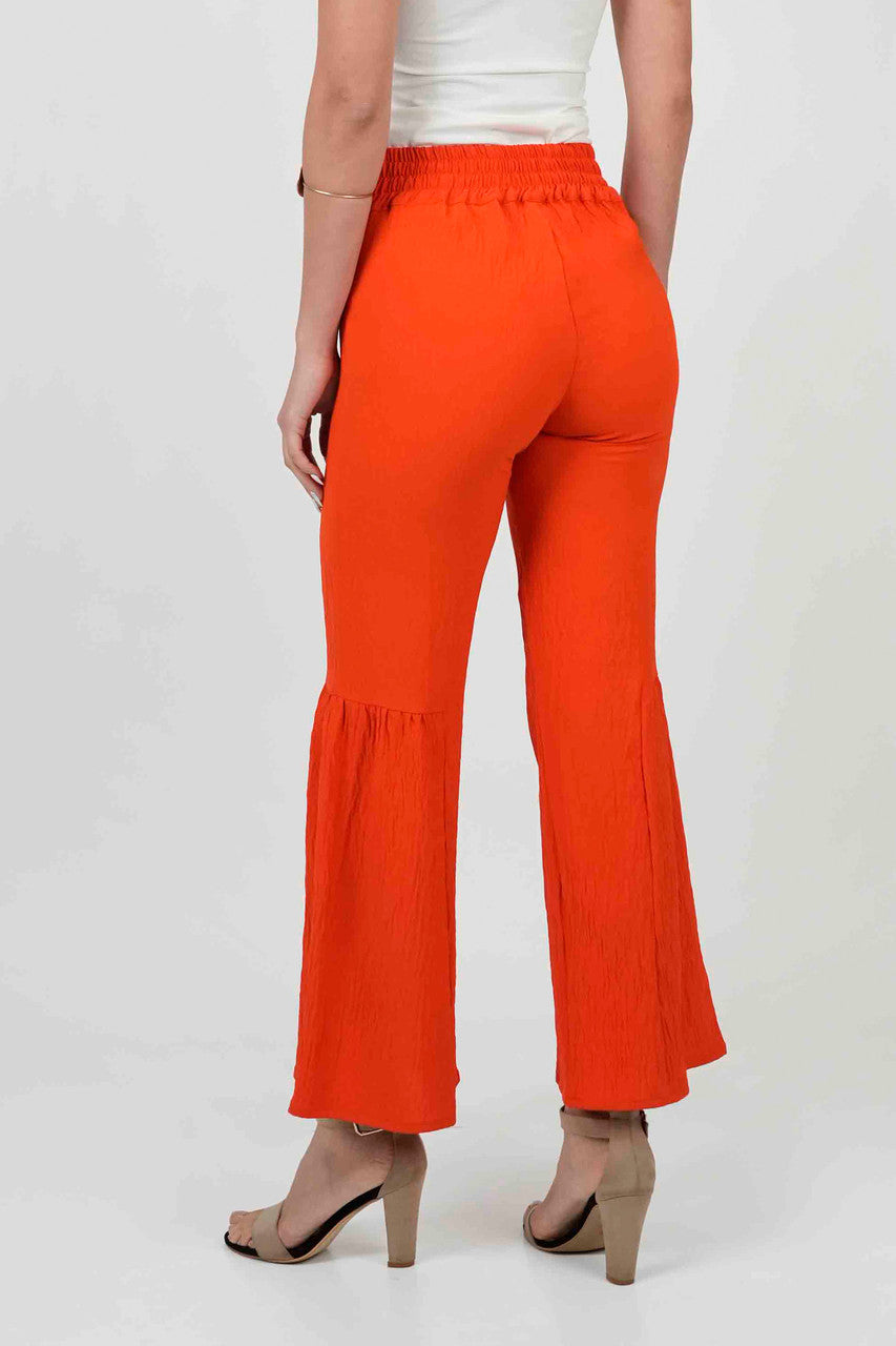 Pantalón Palazo Bengalina Crepé Vienna con Recogido