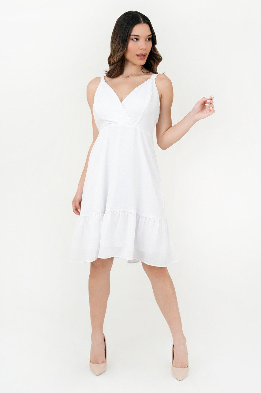 Vestido Corto Copa Cruzada