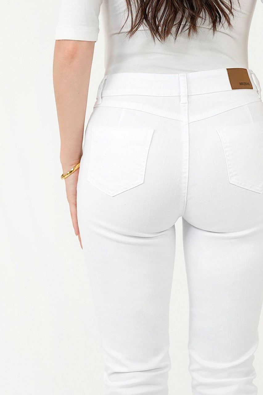 Pantalón Clásico con Pretina de Botón