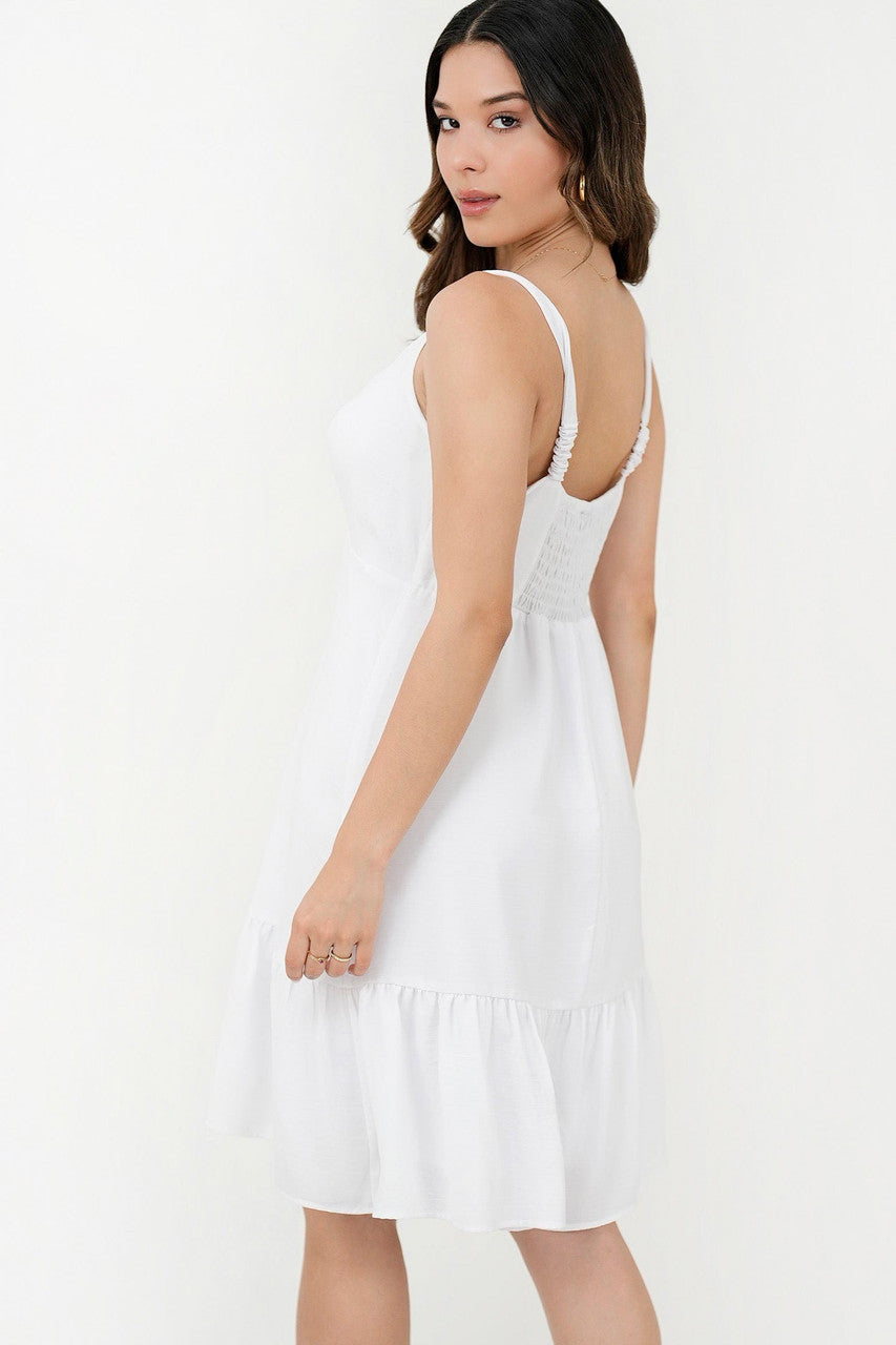 Vestido Corto Copa Cruzada