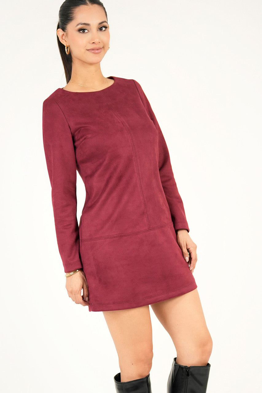 Vestido Corto manga larga