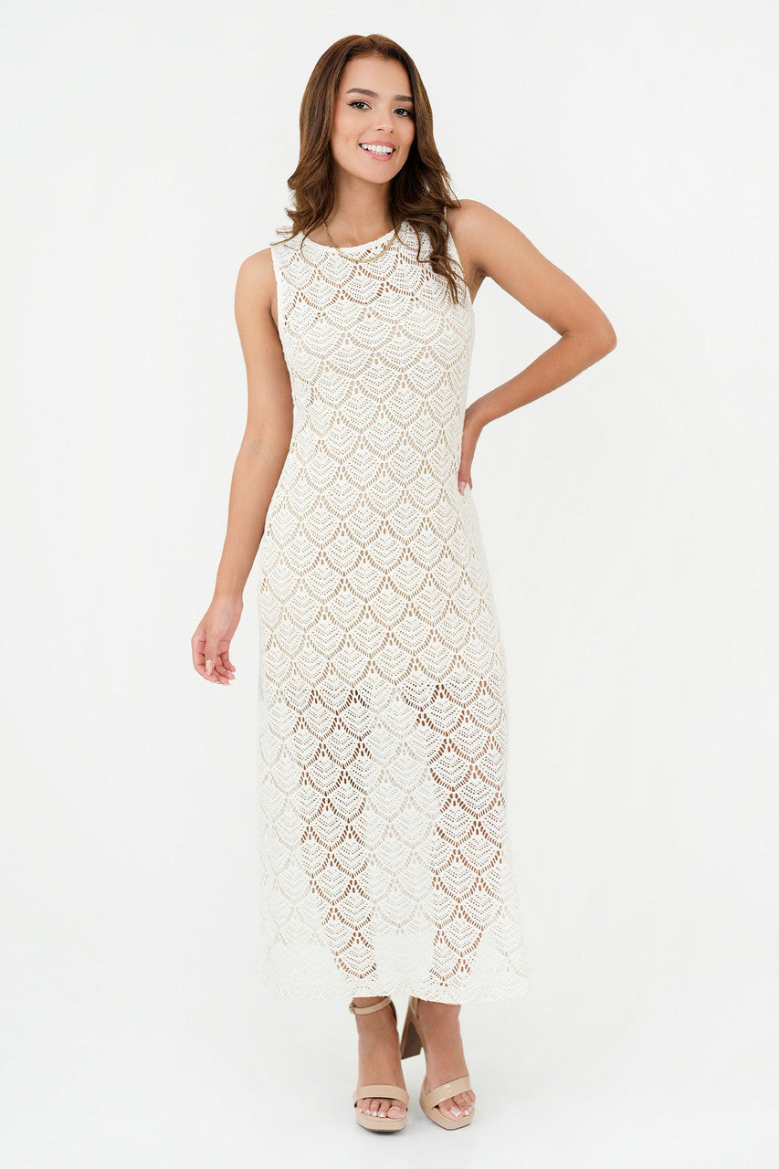 Maxi Vestido Calado Chompero