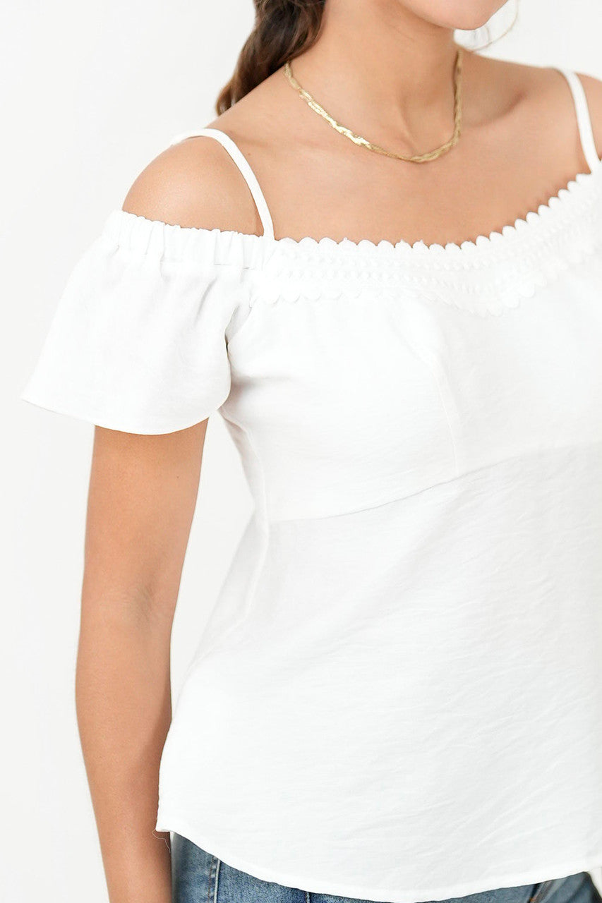 Top Tiras Delgada Off shoulder