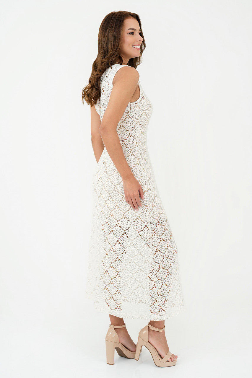 Maxi Vestido Calado Chompero