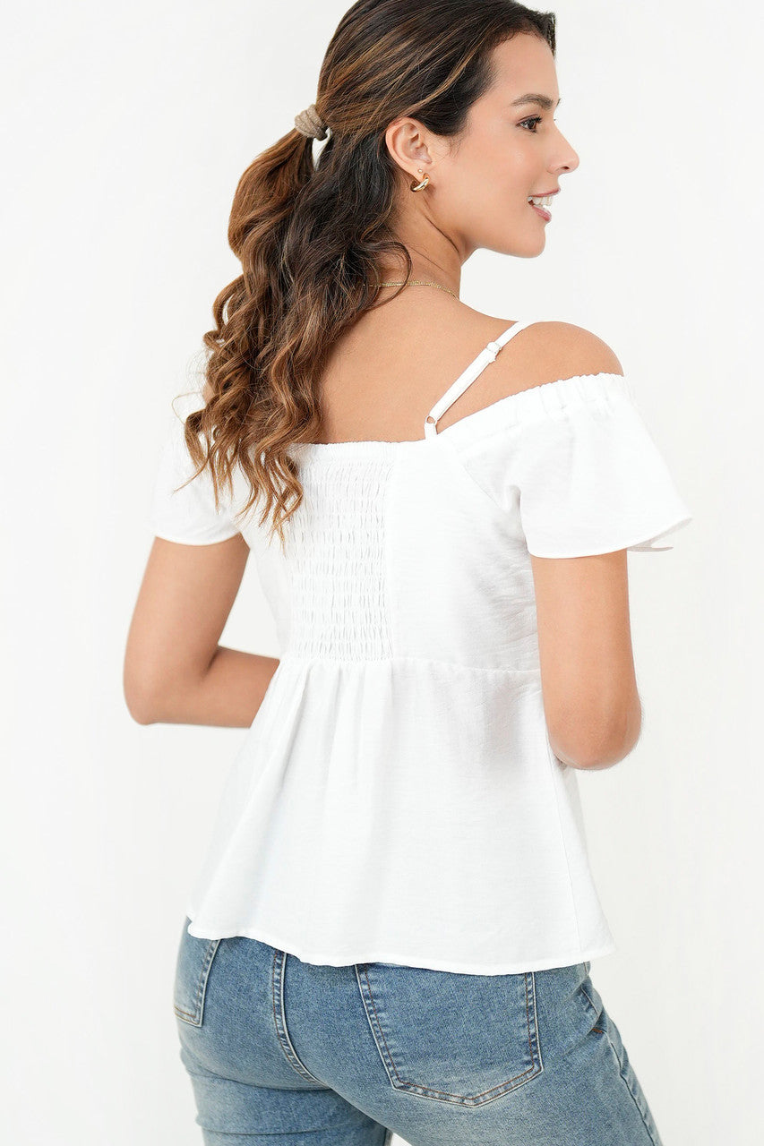 Top Tiras Delgada Off shoulder