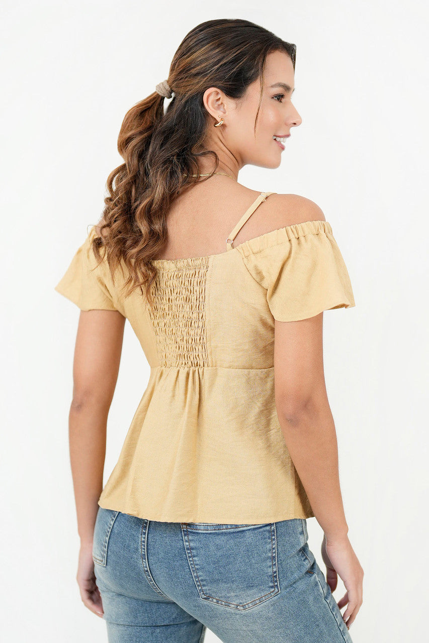 Top Tiras Delgada Off shoulder
