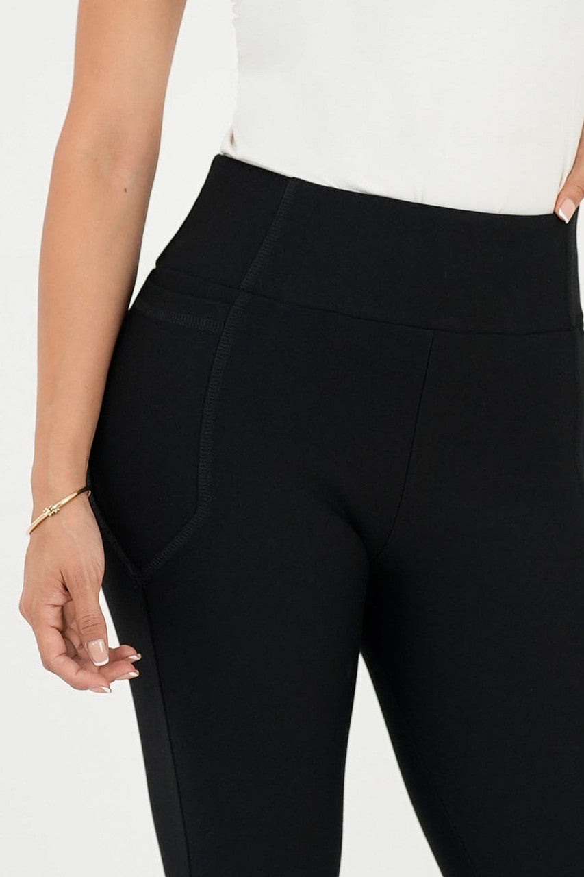 Leggings Bolsillo Lateral Pretina Ancha