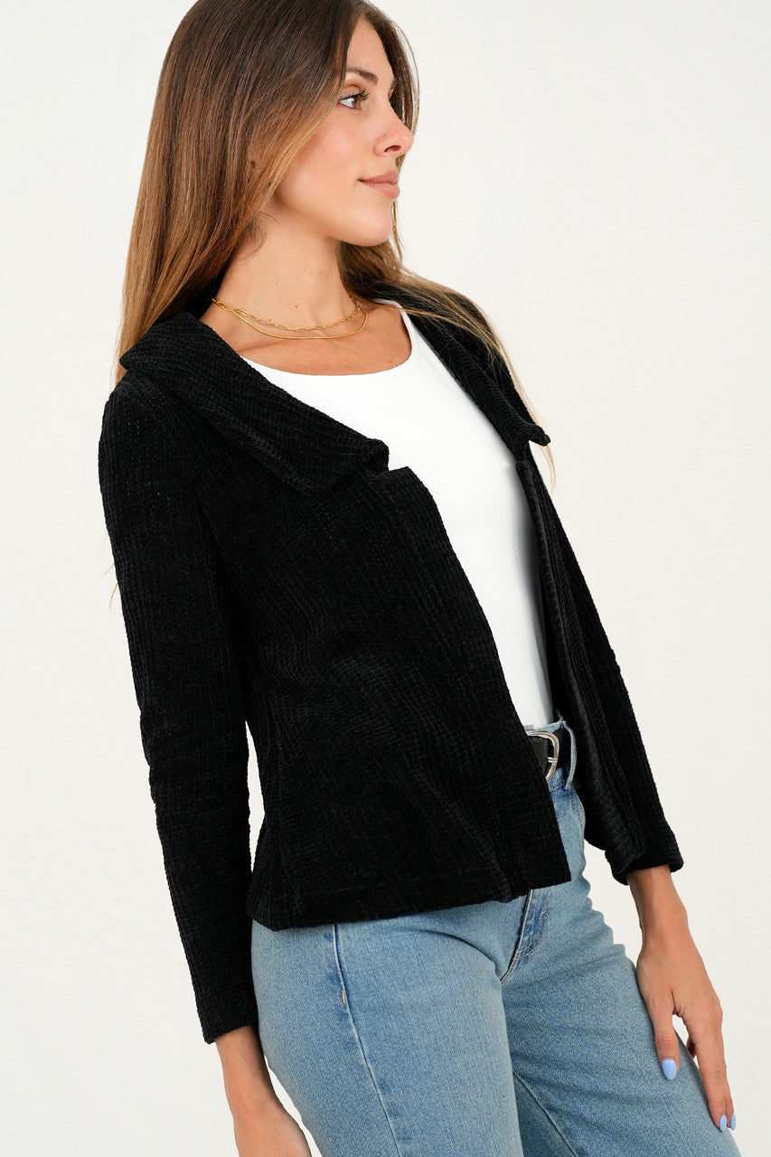 Chompa corta cuello sport
