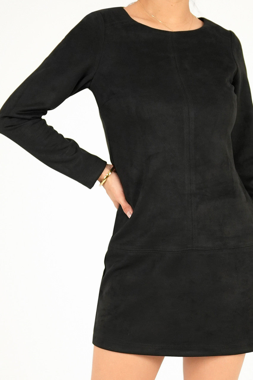 Vestido Corto manga larga