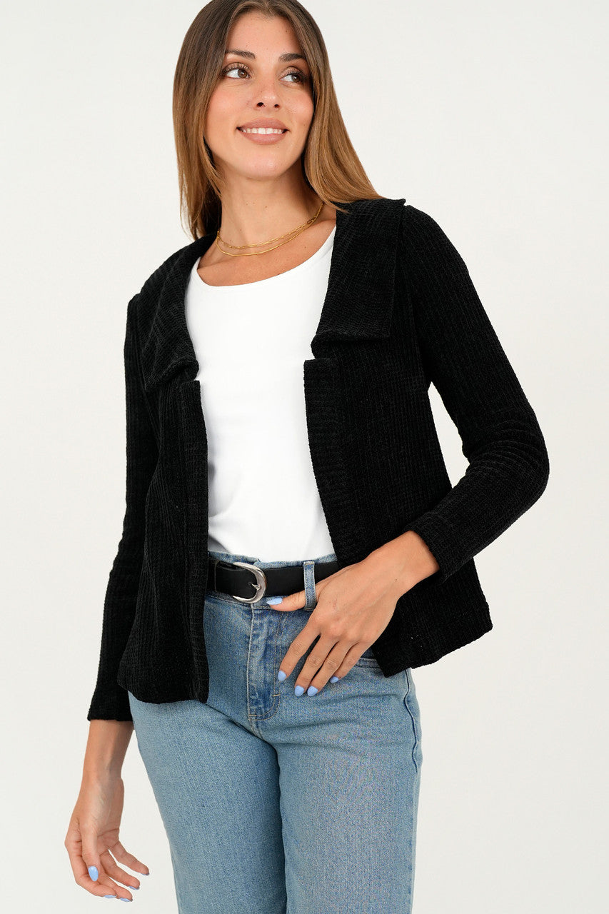 Chompa corta cuello sport