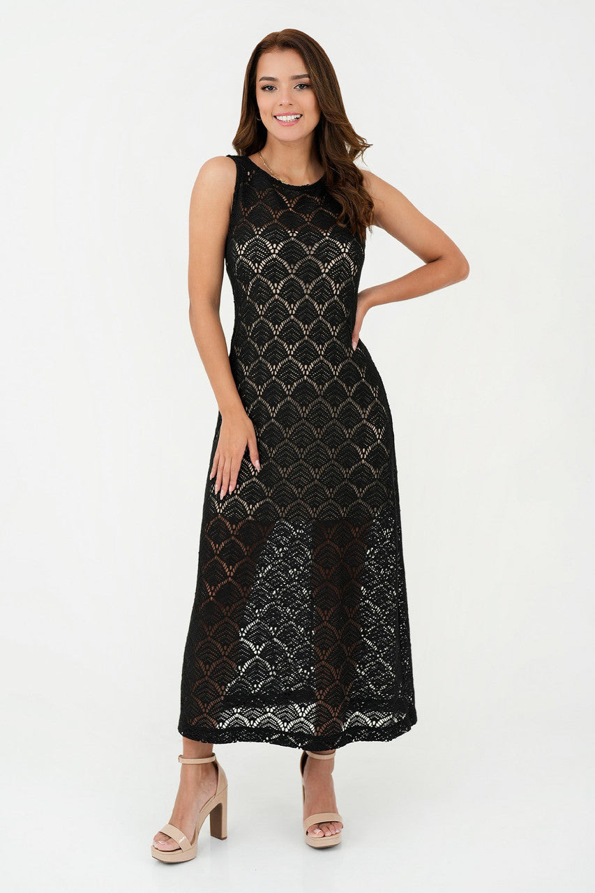 Maxi Vestido Calado Chompero