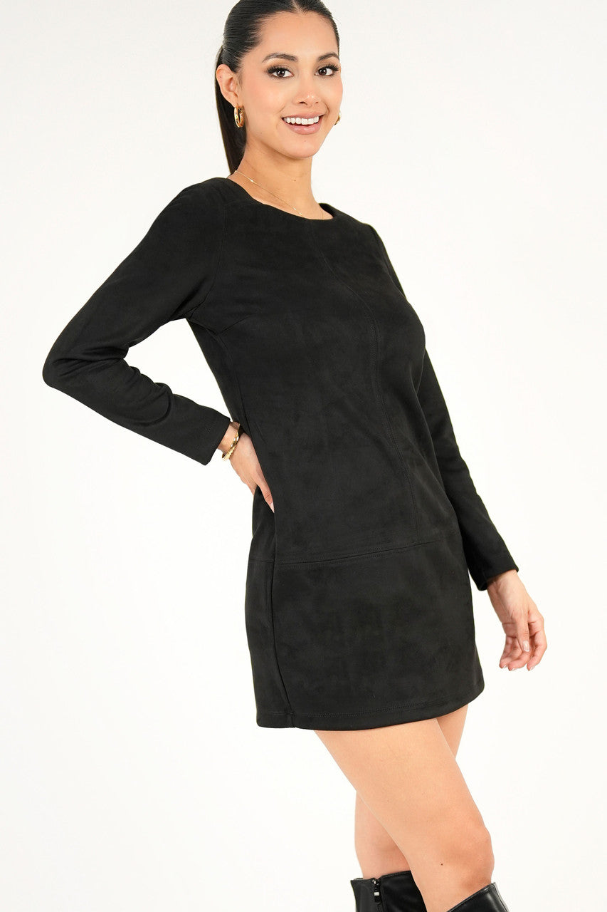 Vestido Corto manga larga
