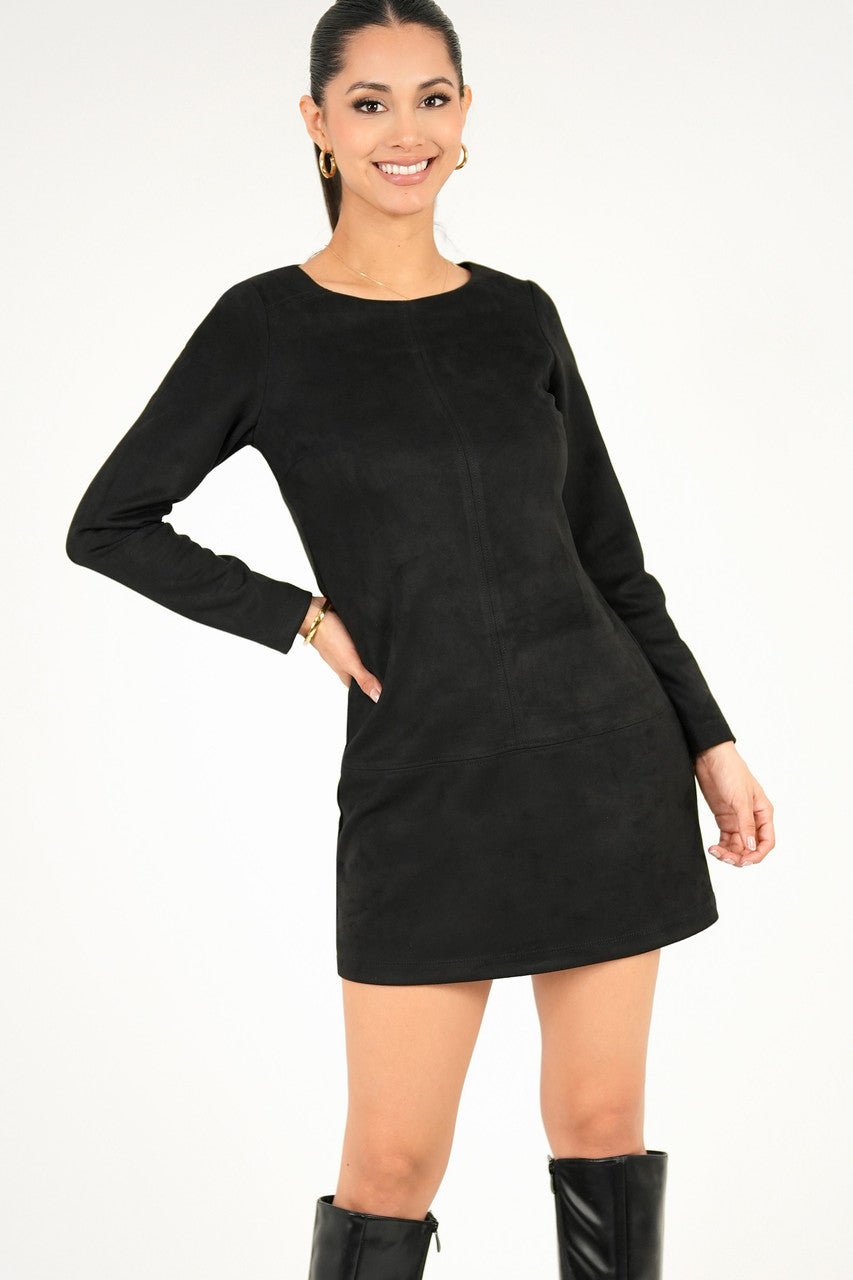 Vestido Corto manga larga