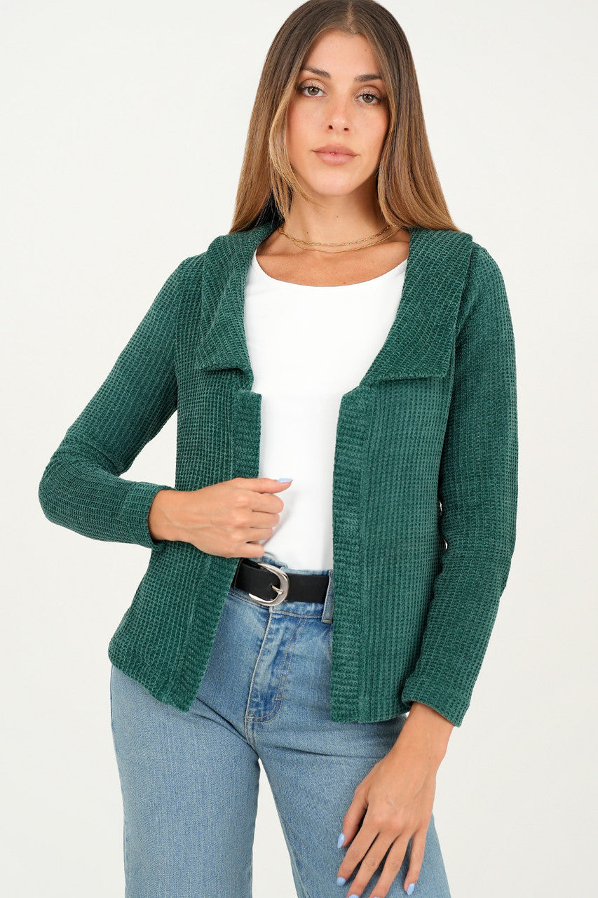 Chompa corta cuello sport