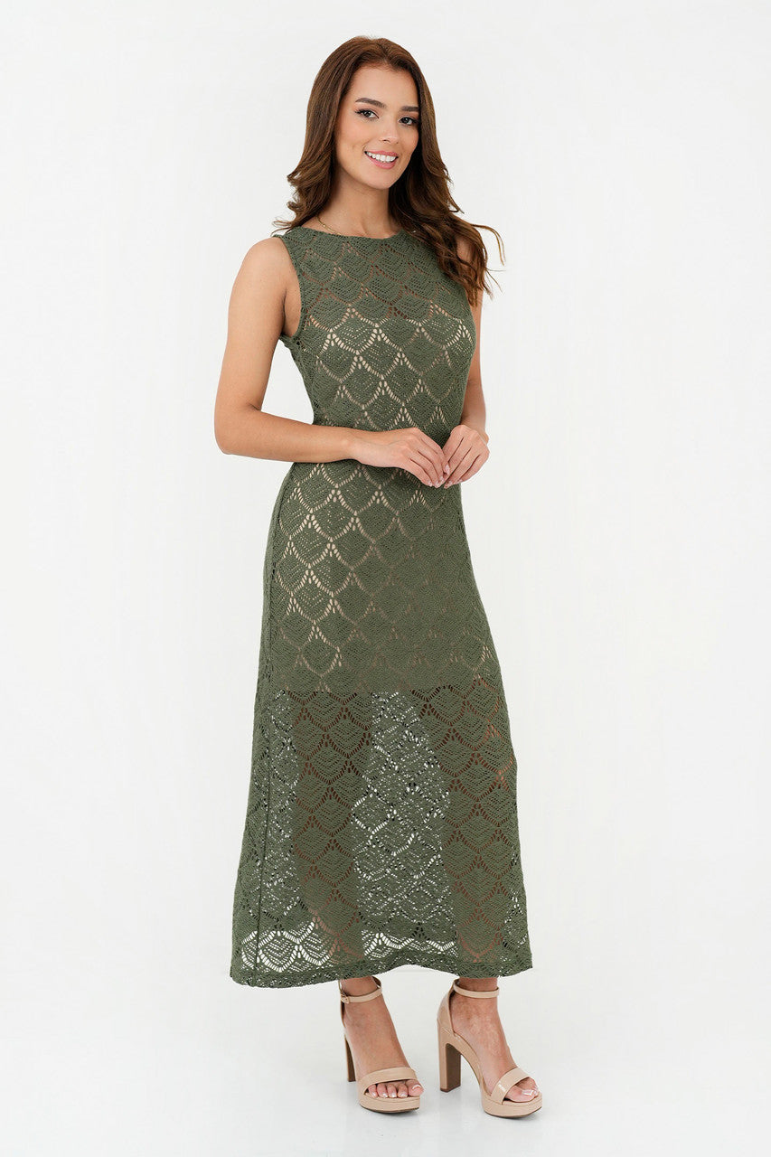 Maxi Vestido Calado Chompero