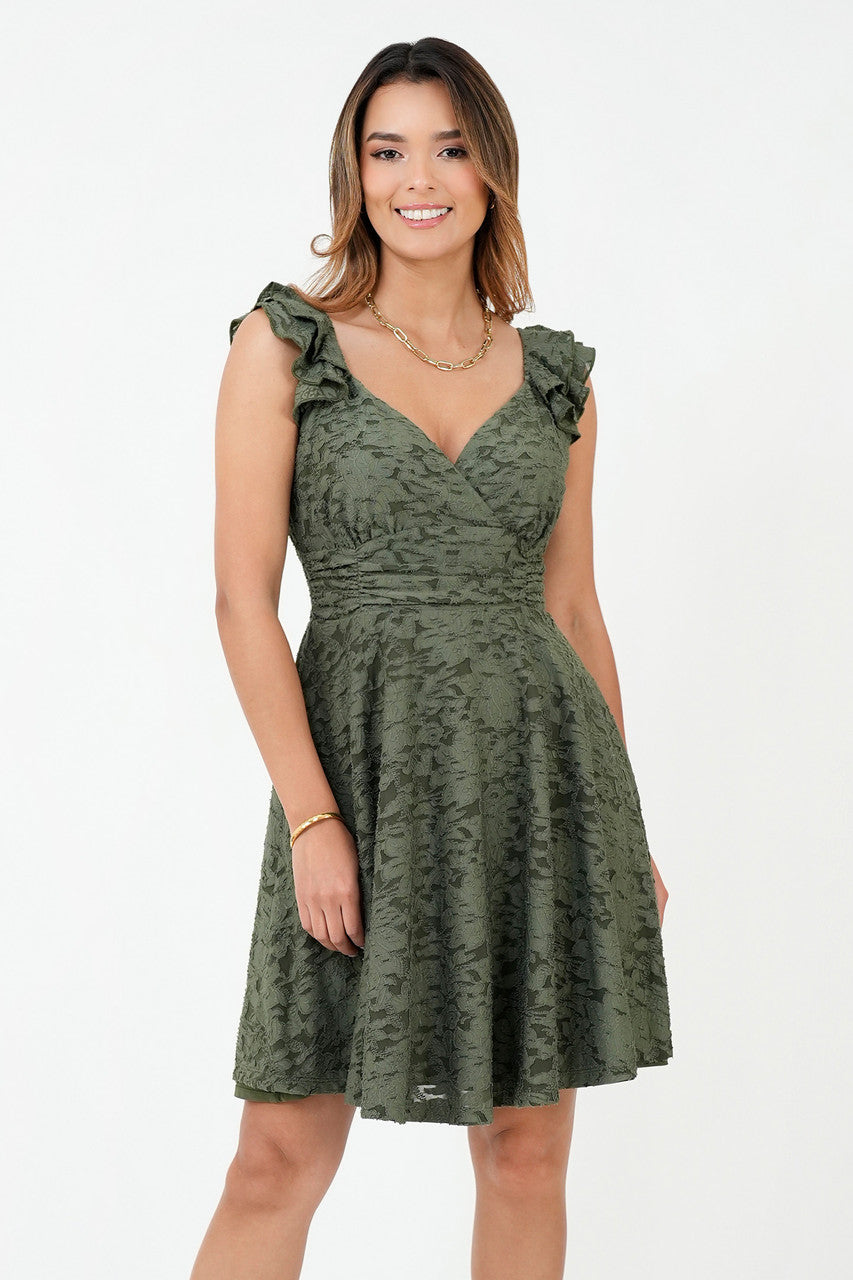 Vestido Corto Manga Alita
