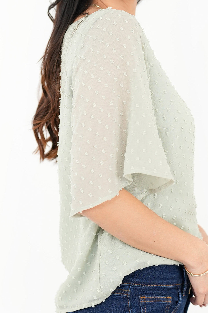 Blusa Manga 3/4 Acampanada Forrada