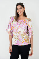 Blusa Manga 3/4 Elástico Cabezamanga BLU04048CRGLILSM