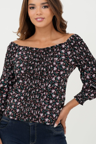 Blusa Manga 3/4 Escote Bote Delantero BLU05003SAVNEGXL