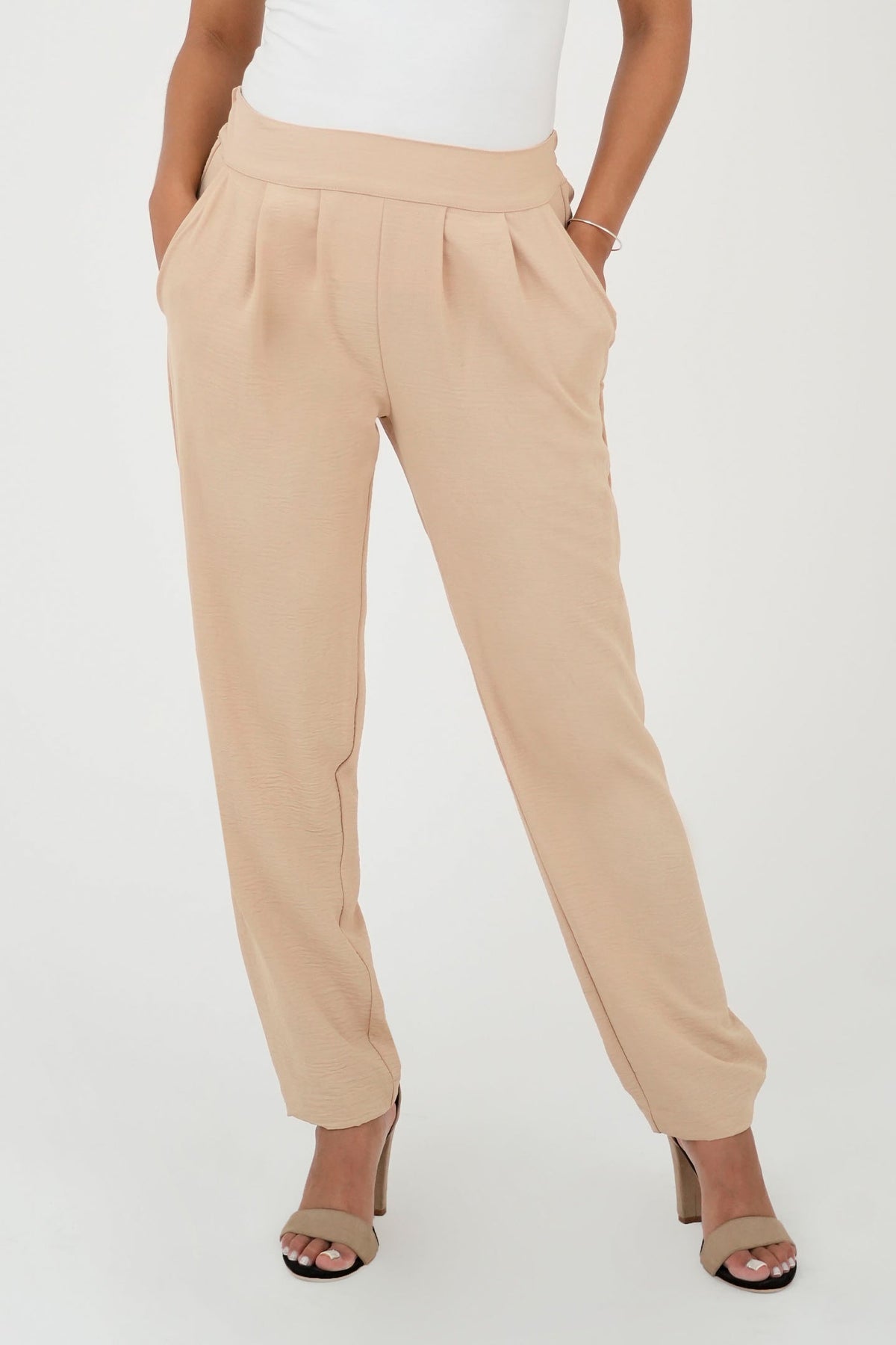 Pantalón Baggy Cintura Elástica PAN05082BGNBEISM