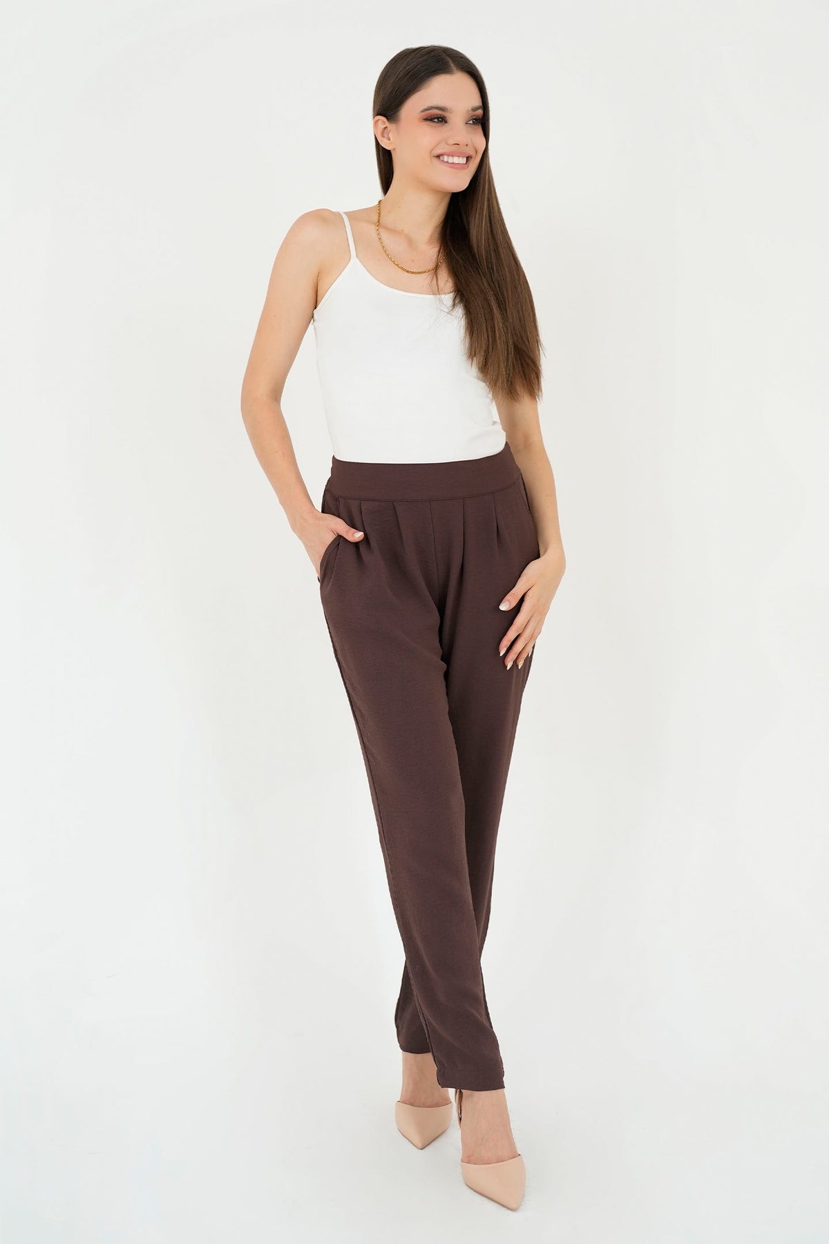 Pantalón Baggy Cintura Elástica PAN05082BGNMARSM
