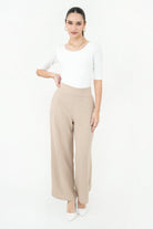 Pantalón Recto Moderno PAN06015BGNHABSM