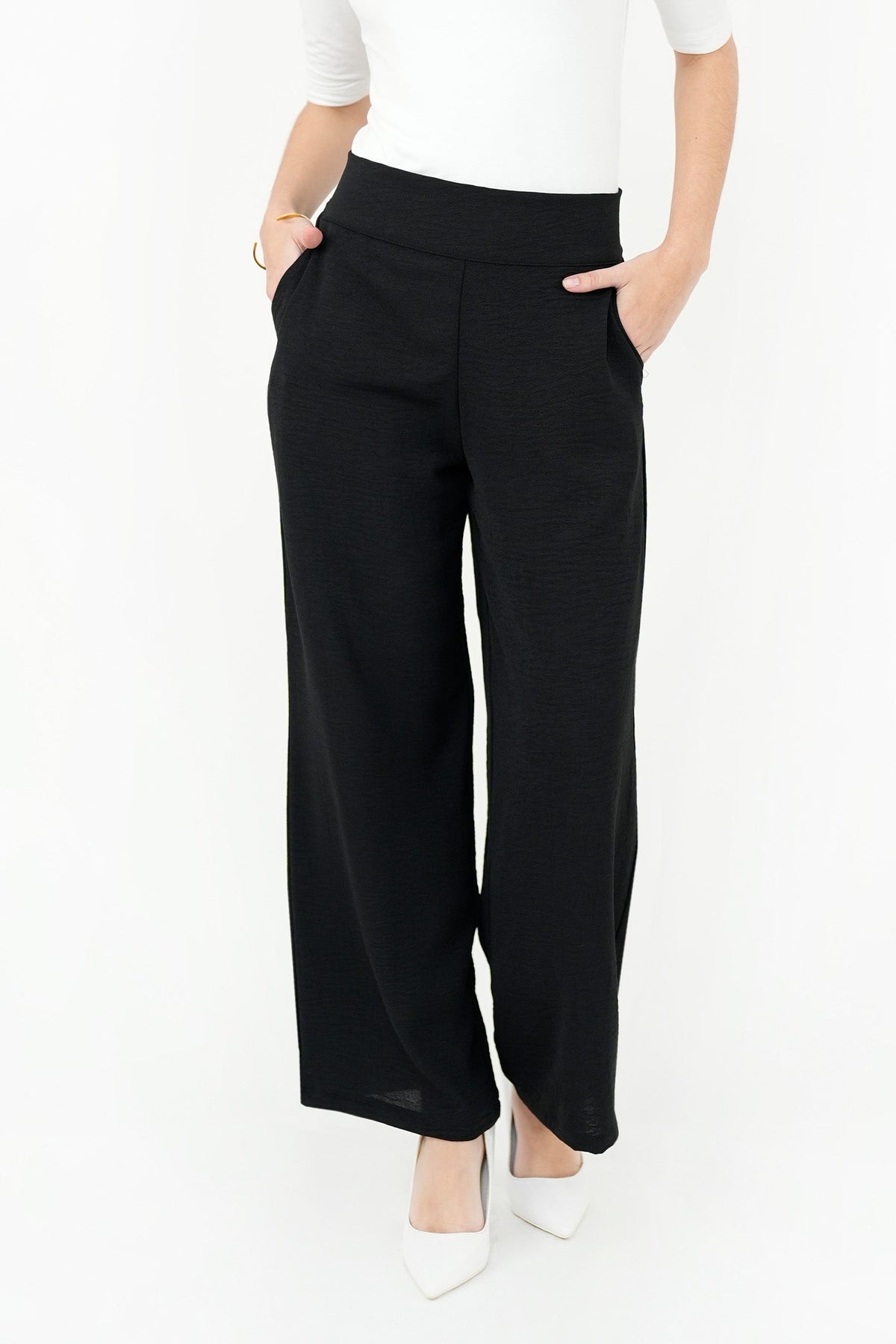Pantalón Recto Moderno PAN06015BGNNEGSM
